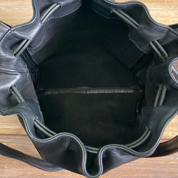 Vintage Coach Lexington Drawstring Leather Bag Italy - Picture 7 of 13